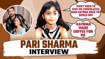 Merry Christmas Child Actress Pari Sharma Talks About Her Bond With Vicky- Katrina & Much More!