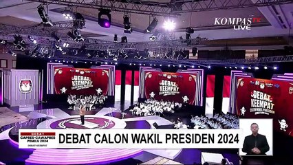 Descargar video: [FULL] Debat Keempat Pilpres 2024, Tiga Cawapres Sampaikan Visi-Misi Soal SDA Hingga Pangan