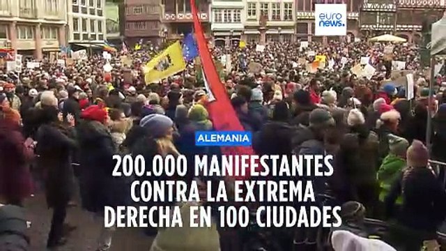 Alemania: Miles de personas se manifiestan contra el plan de extrema derecha para deportar migrantes