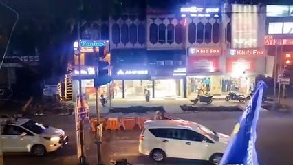 Flag march taken out in the city