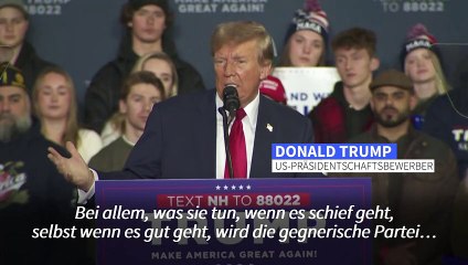 Trump verlangt "vollständige Immunität" für US-Präsidenten