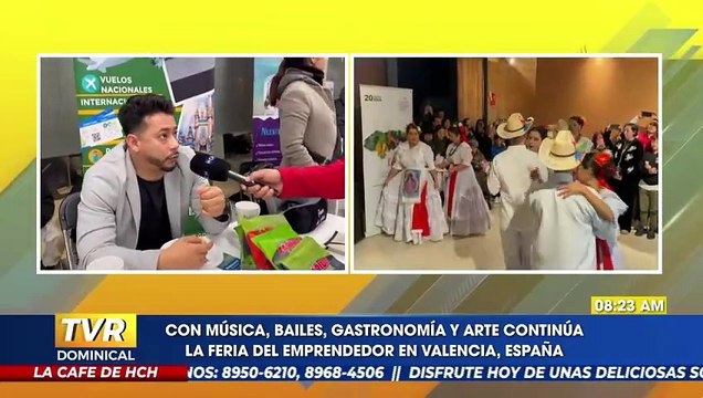 Gastronomía, cultura y servicios, en la Feria del Emprendedor Hondureño en Valencia, España