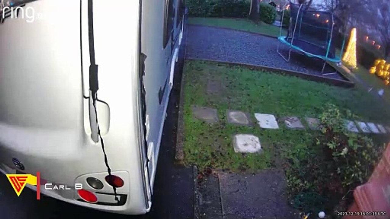 Ring Doorbell Camera Captures Daughter's Slip and Fall | Doorbell Camera Video