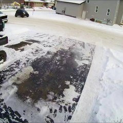 Smart Car Drifts Into Driveway