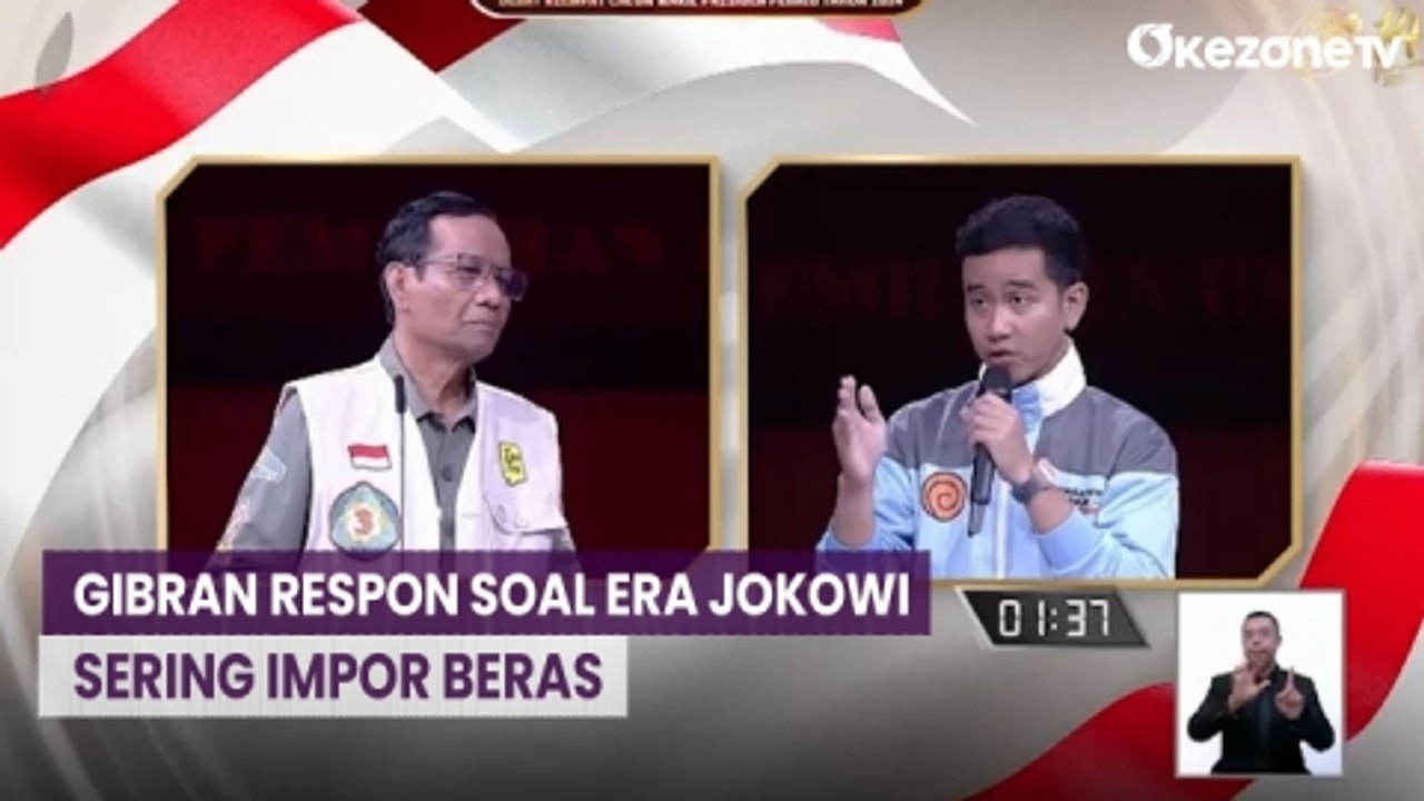 Mahfud MD Singgung Era Jokowi Sering Impor Beras, Ini Respon Gibran