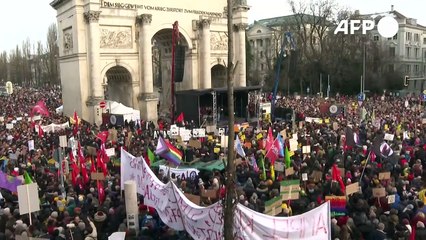 Großdemo gegen Rechts in München - Abbruch wegen Überfüllung