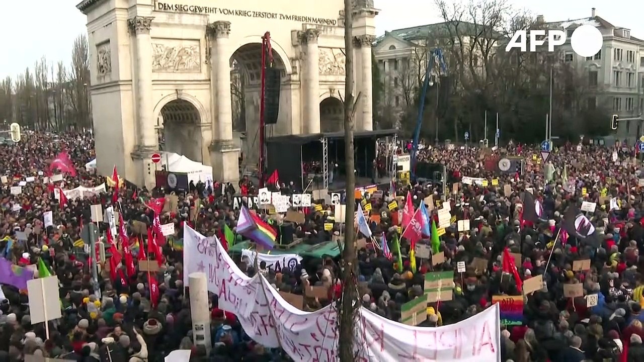 Großdemo gegen Rechts in München - Abbruch wegen Überfüllung