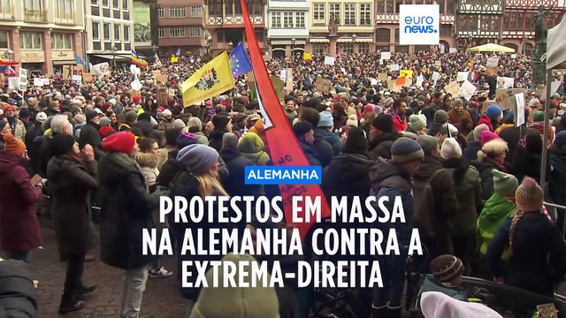Protestos em massa na Alemanha contra a extrema-direita