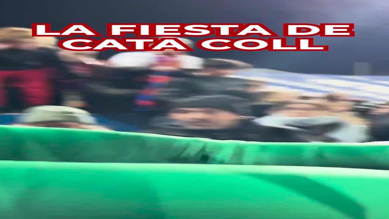 La fiesta de Cata Coll en la Supercopa de España