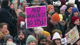 Almanya'da aşırı sağın 'göçmenleri sınır dışı etme' planına karşı kitlesel protestolar