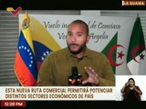 Venezuela y Argelia activan ruta comercial a través de Conviasa para fortalecer producción y turismo