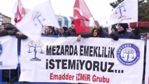 Emeklilikte adalet derneğinden İstanbul'da miting