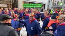 20 janvier 2024 : les soumonces en batterie du carnaval de Nivelles