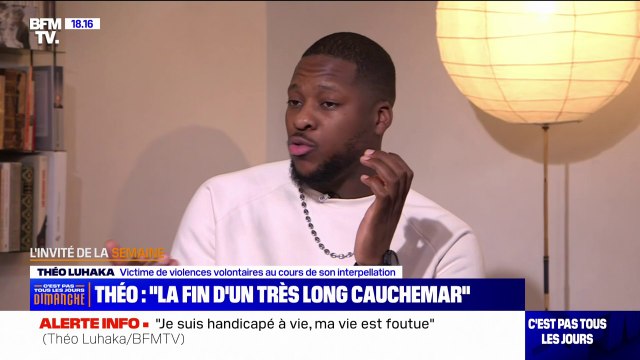 Procès Théo Luhaka: après la condamnation de trois policiers pour son interpellation violente en 2017, le jeune affirme se considérer comme mort