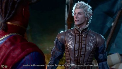 4 Minutes of Wyll and Astarion having a crush on each other