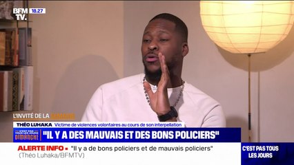 Après son procès, Théo Luhaka affirme qu'il y a "des bons et des mauvais policiers"