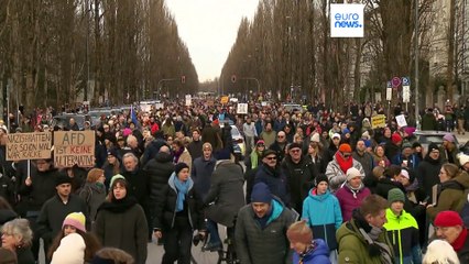 Participación masiva en Alemania en las protestas contra la ultraderecha