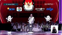 Mahfud MD Nyanyi Ebiet G Ade saat Sampaikan Closing Statement di Debat Cawapres