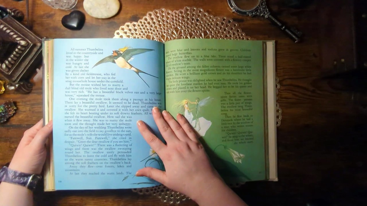 Children's Book ASMR | Thumbelina | Whispering