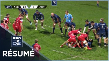 PRO D2 Saison 2023-2024 J17 - Résumé SU Agen - Stade Aurillacois
