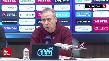 Abdullah Avcı: Bu mağlubiyet bize yakışmadı