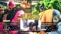 Street Fighter 5 (SFV) - LTG Low Tier God (Gill) throws his pad vs Punk (Sagat)   Apr. 27, 2020「スト5」