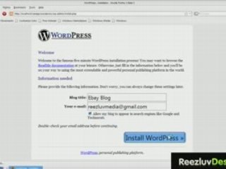 Install Wordpress using Xampp