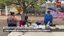 Caravana 'Éxodo de la Pobreza' de Oaxaca se alista para travesía hacia los Estados Unidos
