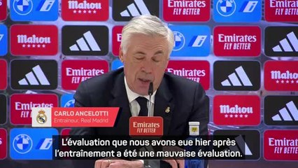 21e j. - Ancelotti : “Un match particulier"