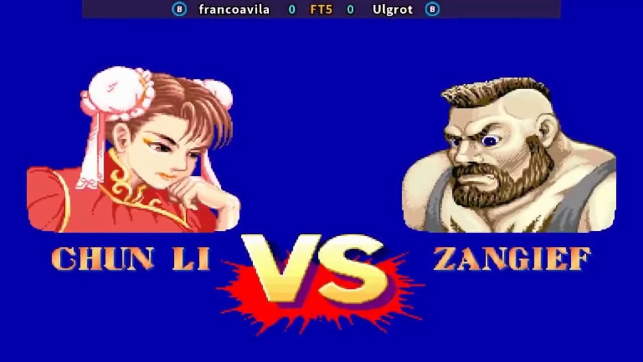 francoavila Vs Ulgrot - Street Fighter II' Champion Edition - FT5