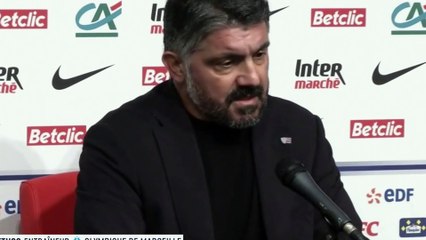 Gattuso : «Beaucoup de tristesse et de désillusion» - Foot - Coupe - OM
