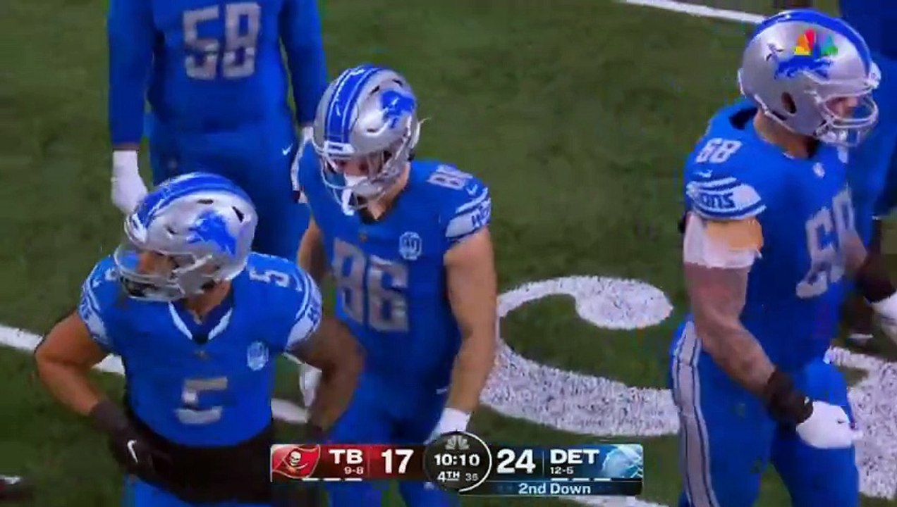 Tampa Bay Buccaneers vs. Detroit Lions HIGHLIGHTs 4THQTR _ NFC