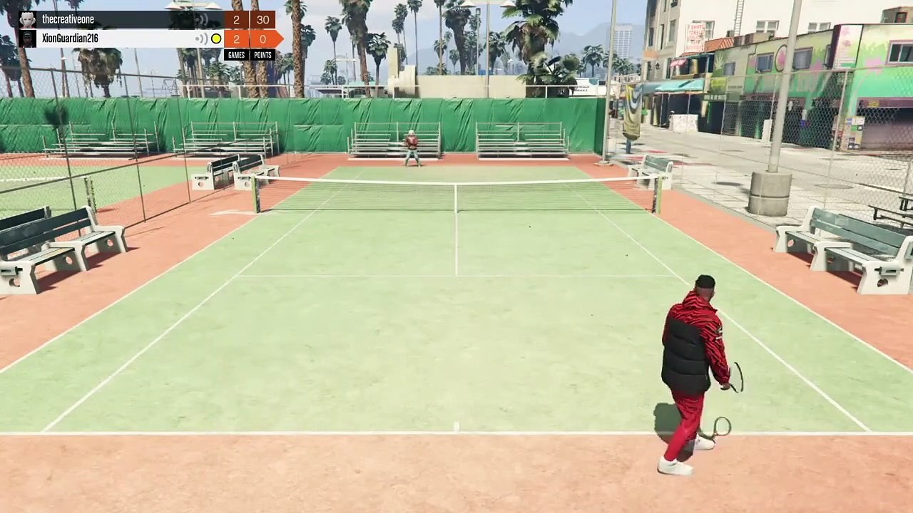 Crew Highlights: Menace Tennis (Grand Theft Auto V)