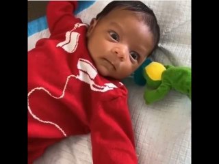 DJ Khaled Plays With Newborn Son