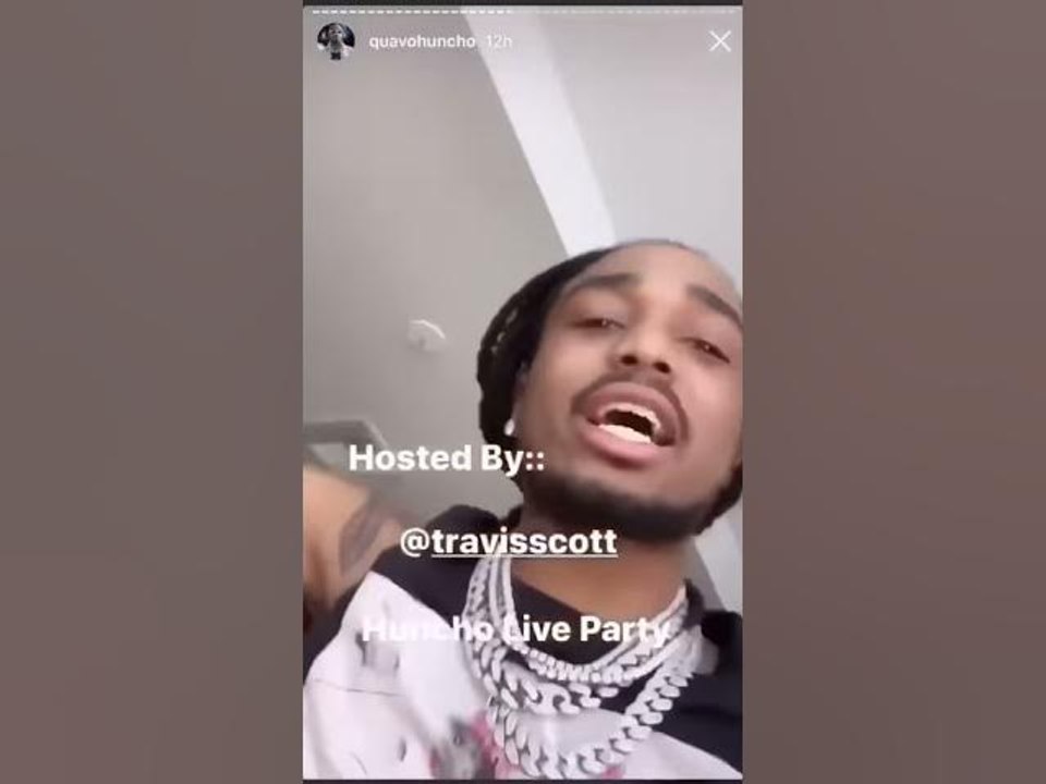 Quavo Announces Travis Scott Is Hosting His Instagram Live Birthday Party