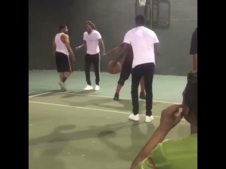 Future And Meek Mill Play 2v2 Basketball