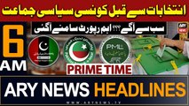 ARY News 6 AM Headlines | 24th January 2024 | Elections Survey 2024 | Big Revelations