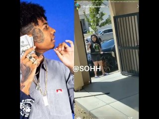 Blueface’s Baby Mama Attacks His House, Breaks Window