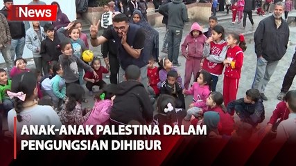 LSM Palestina Bergerak Menghibur Anak-Anak dalam Pengungsian