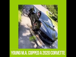 Young M.A. Buys New 2020 Corvette