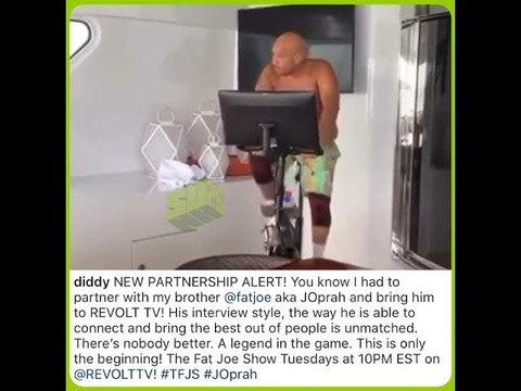 Diddy Announces Partnership With Fat Joe For ‘The Fat Joe Show’ On REVOLT TV