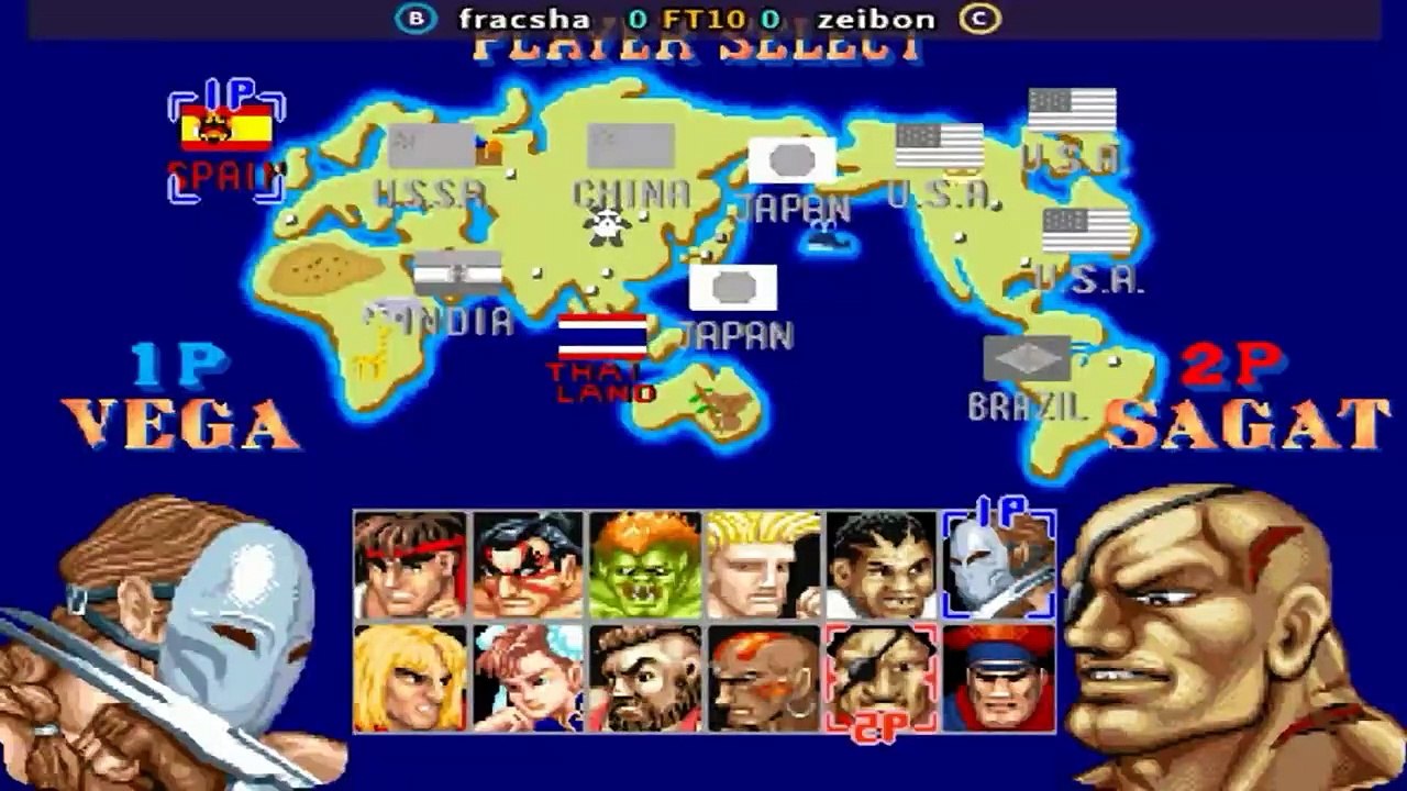 fracsha vs zeibon - Street Fighter II'- Champion Edition -  FT10