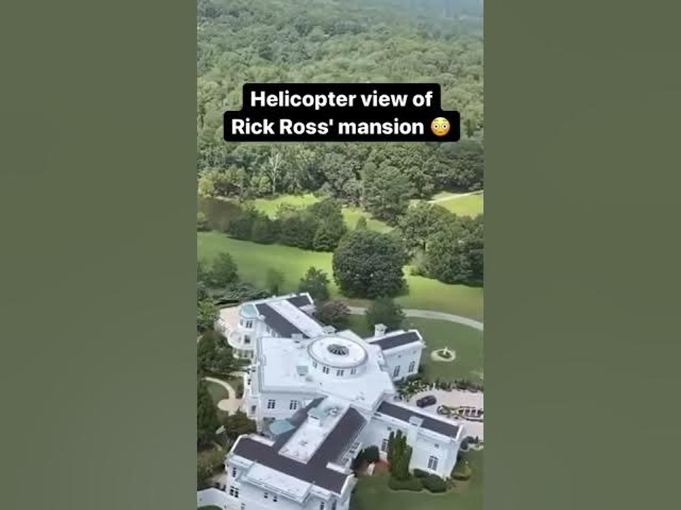 Watch: Rick Ross gives us a view of his estate...