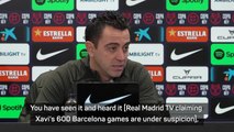 Xavi responds to Real Madrid TV attack following VAR comments