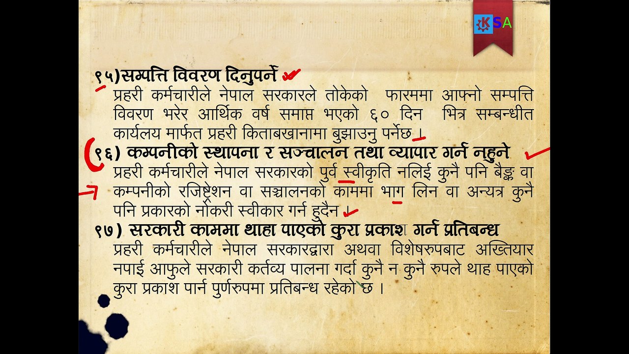 प्रहरी आचरण