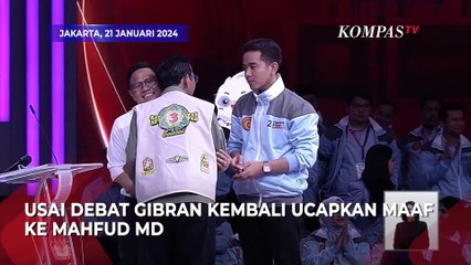 Tải video: Momen Cawapres Gibran Ucapkan Maaf ke Mahfud MD Akhiri Debat Cawapres