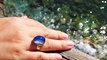 Crystal Star of Atlantis - Mood Ring - AAA Crystal Quartz - Gold Plated Sterling Silver 925