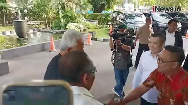 Hadir di PGI, Hary Tanoesoedibjo Sambut Kedatangan Capres Ganjar Pranowo