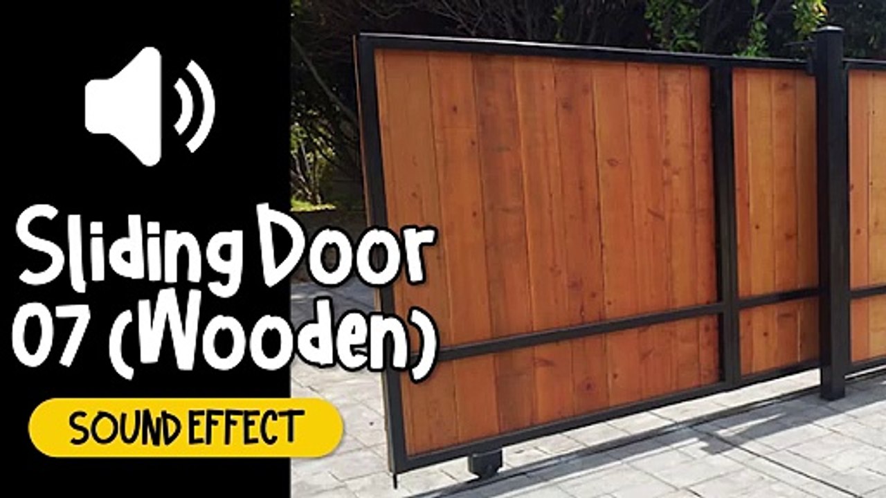 Sliding Door #07 (Wooden) Sound Effect