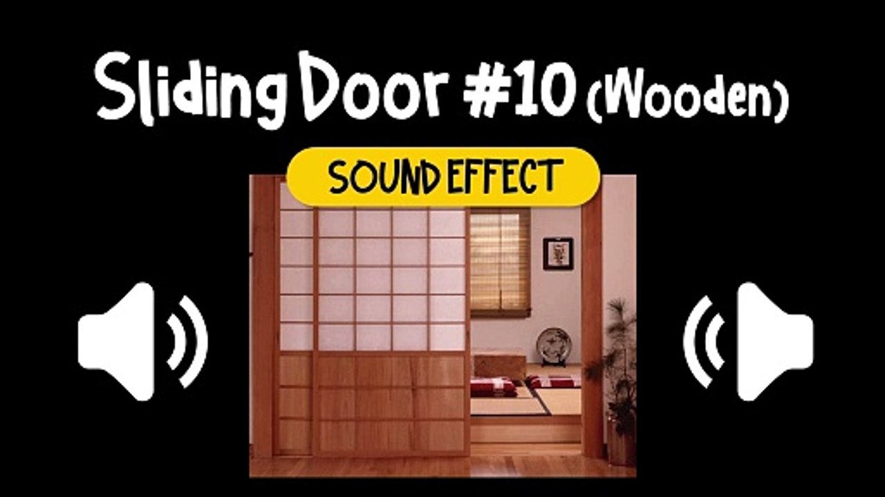 Sliding Door #10 (Wooden) Sound Effect